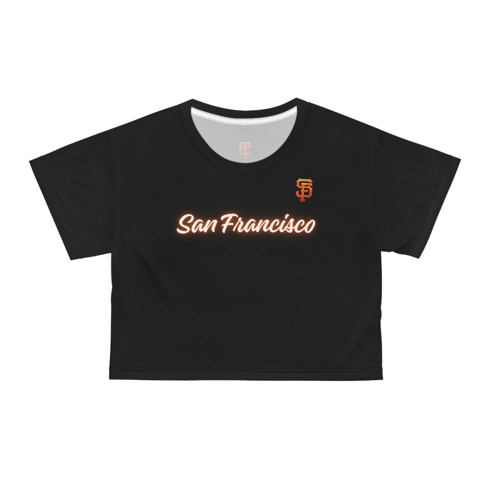 San Francisco Spirit Crop Tee, Casual Summer Top, Urban Style Shirt, Sports Fan Apparel, Streetwear Essential
