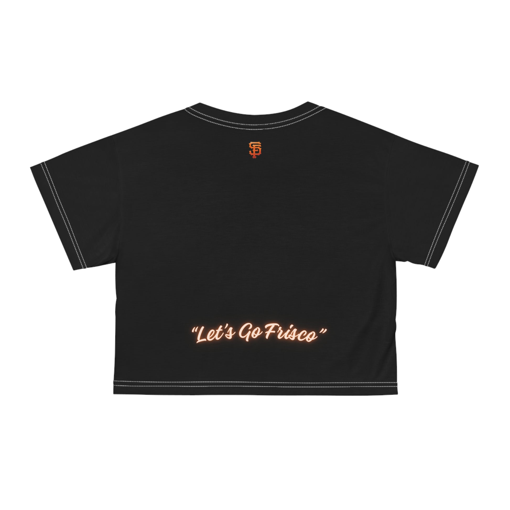San Francisco Spirit Crop Tee, Casual Summer Top, Urban Style Shirt, Sports Fan Apparel, Streetwear Essential